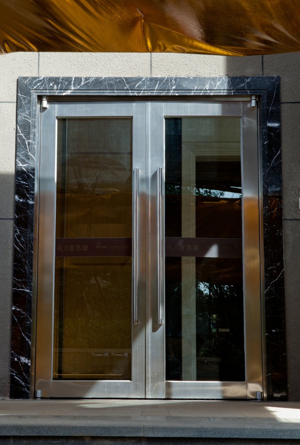 不锈钢玻璃单元门